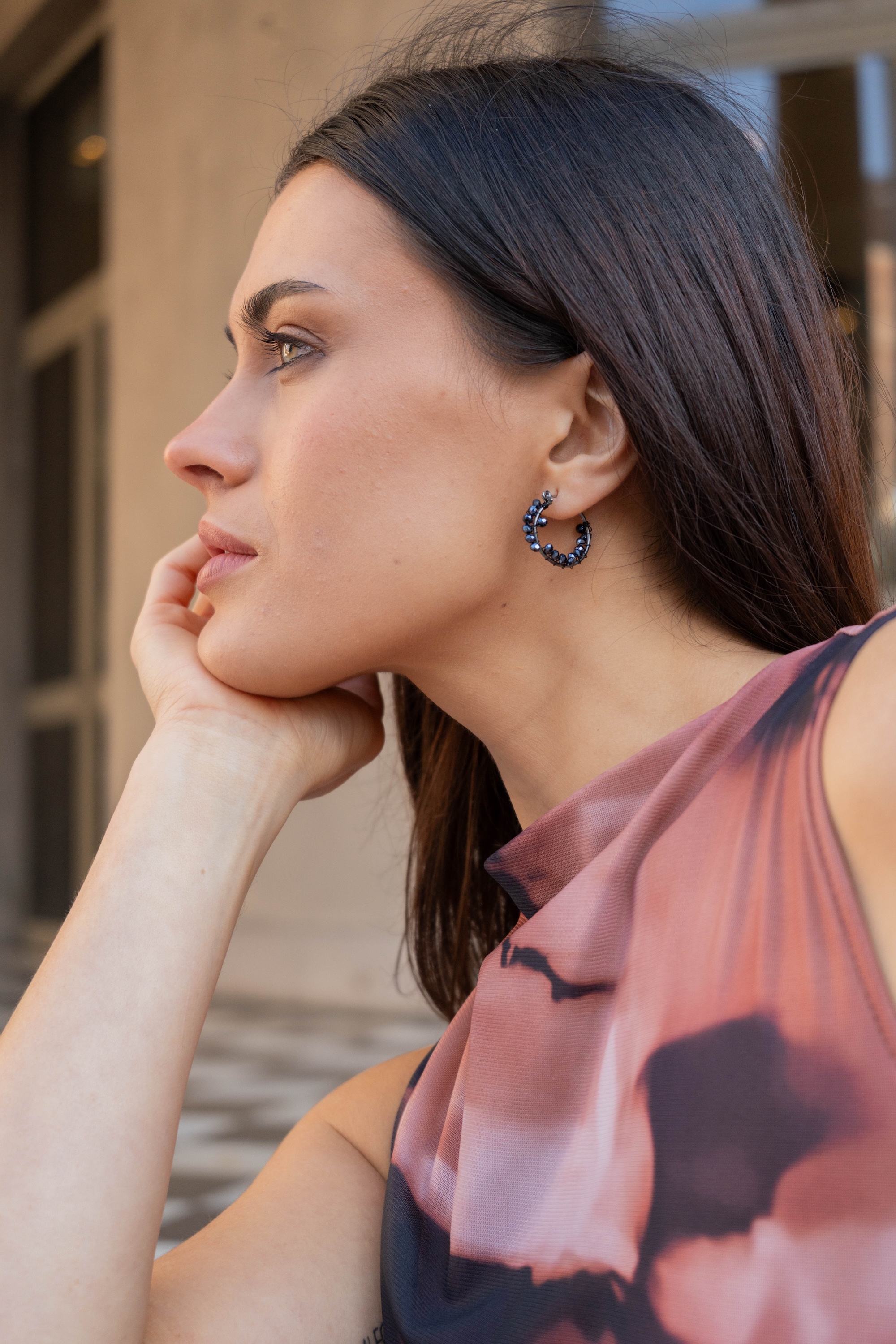 Aros con piedras