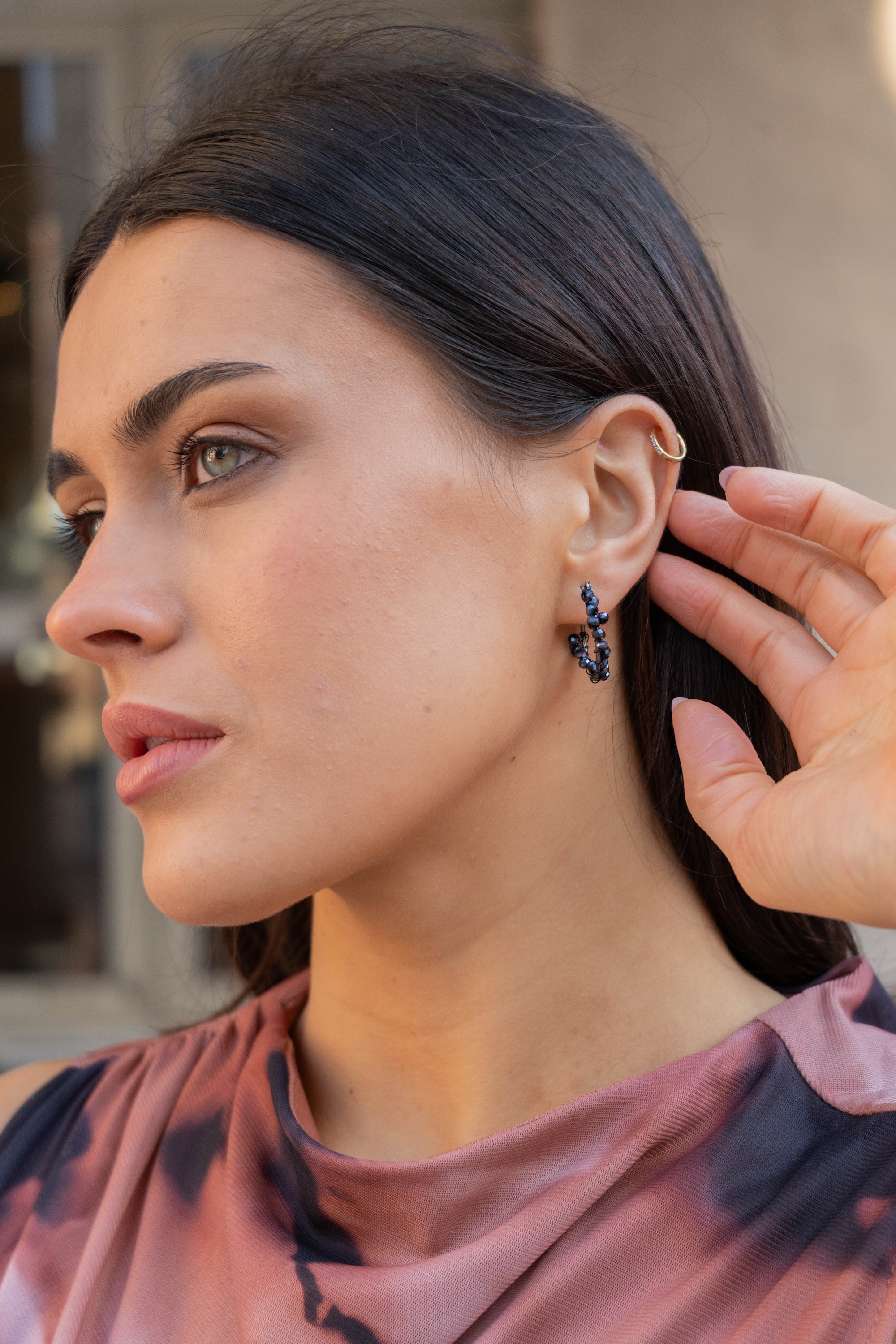 Aros con piedras