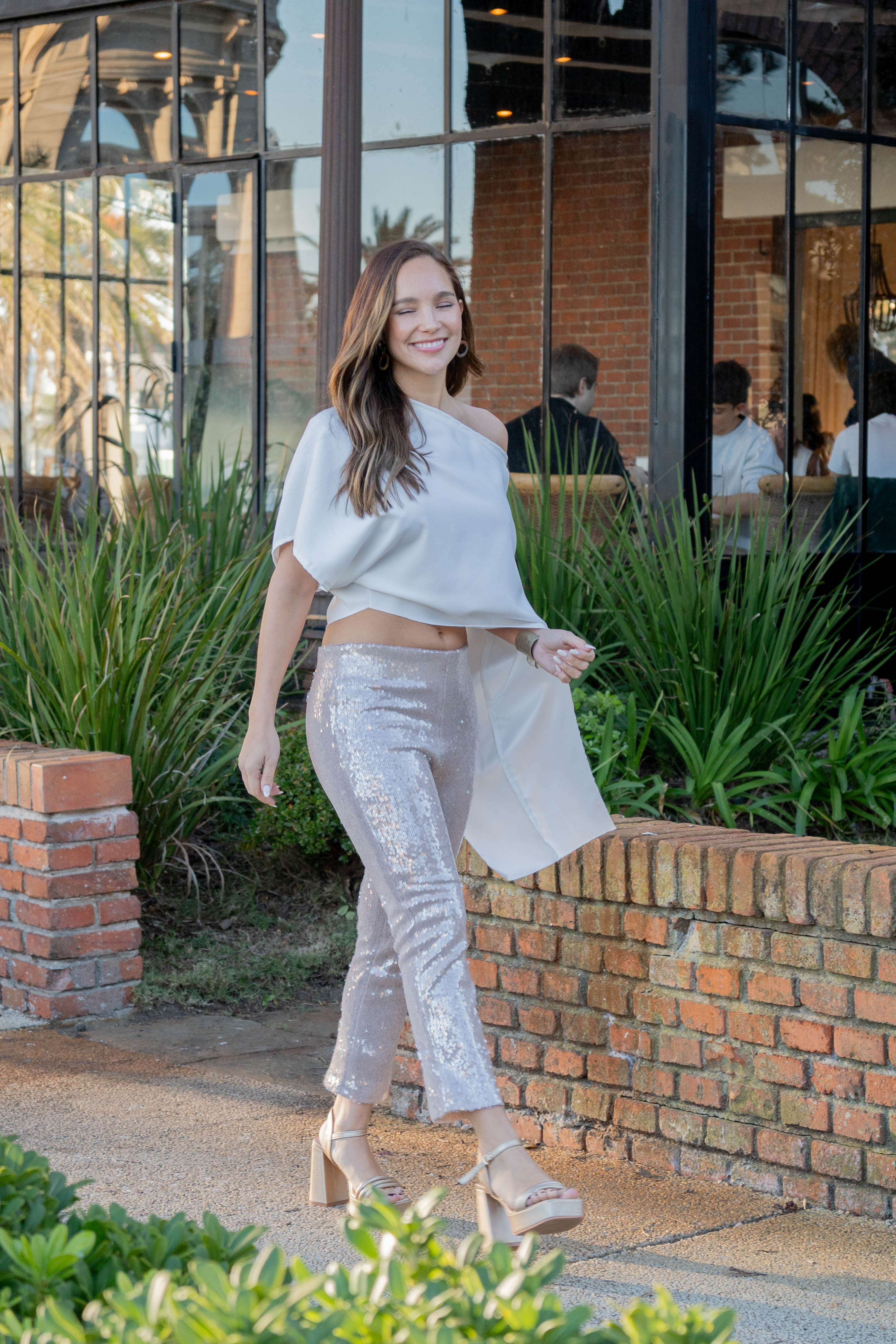 Pantalón con lentejuelas